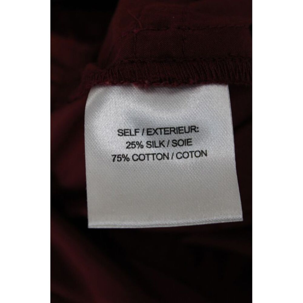 The Westside Women Peasant Red Knee Length Silk Blend Skirt Size M - Picture 5 of 7
